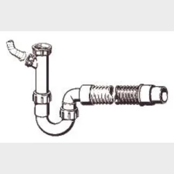 Kkkenvandls 1 1/2X40/50 M/Flexslange