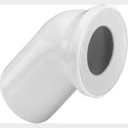 Toilet Tilslutningsbjning 45Gr 110Mm