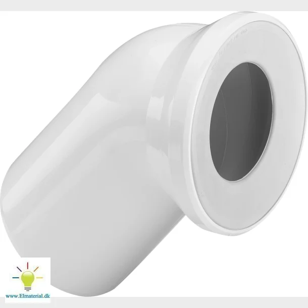Toilet Tilslutningsbjning 45Gr 110Mm