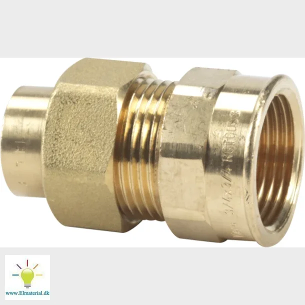 Lodde Union Mf/Rg Nippel 15Mm X 1/2"