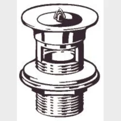 Bundventil 1 1/4" Med Prop Og Overlb