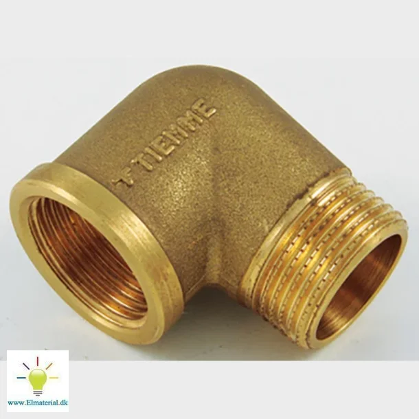 Vinkel Messing Mf/Np  1".