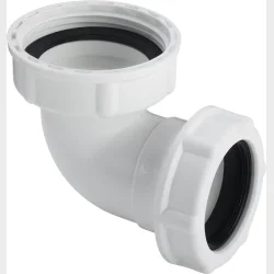 Hvid Aflbsvinkel 1 1/4" X 32Mm