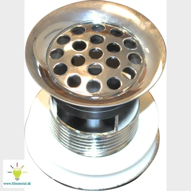 Bundventil 1 1/4 Med Rist Og Overlb