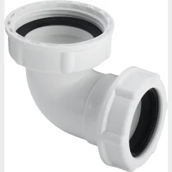 Hvid Aflbsvinkel 1 1/2" X 32Mm