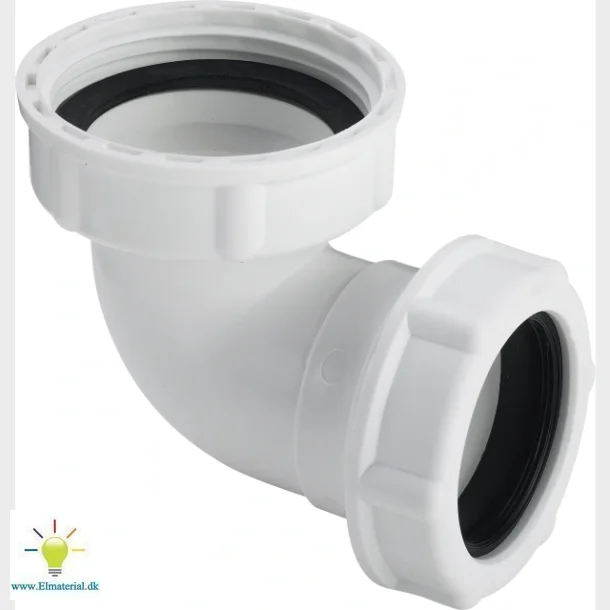 Hvid Aflbsvinkel 1 1/2" X 32Mm