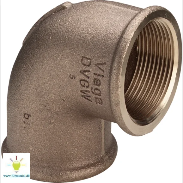 Rdgods Vinkel Mf/Mf 90Gr 3/8