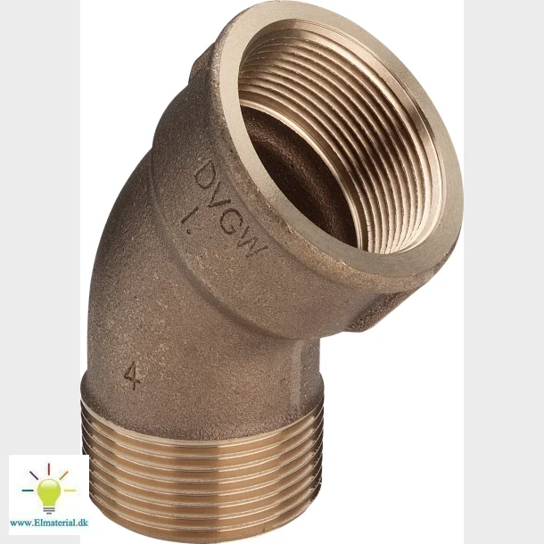 Rdgods Vinkel Mf/Np 45Gr 3/8