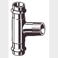 Sanpress T-Stykke Mf/Np/Mf 54X1X54