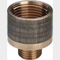 Rdgods Spidsmuffe 1/2X1