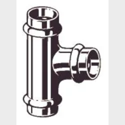 Profipress Gas T-Stykke 18X15X18