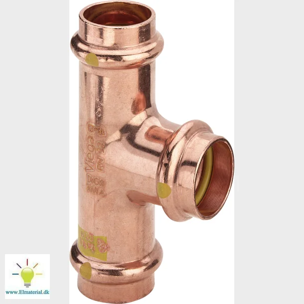 Profipress Gas T-Stykke 22X15X22