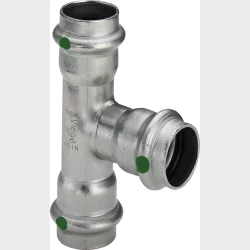Sanpress Inox T-Stykke Mf/Mf 28