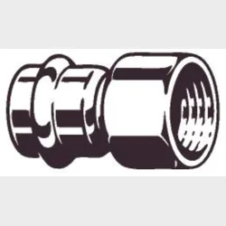 Sanpress Inox Overgang Mf/Mf 28X3/4