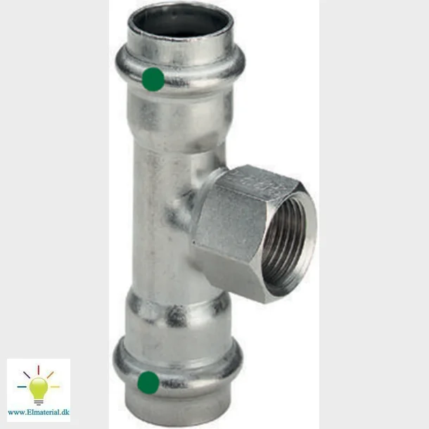 Sanpress Inox T-Stykke Mf 15X1/2X15