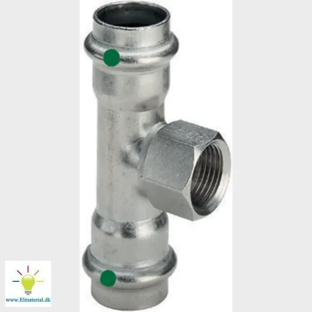 Sanpress Inox T-Stykke Mf 18X3/4X18