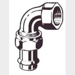 Sanpress Inox Vinkelforskr Mf/Mf 18X3/4