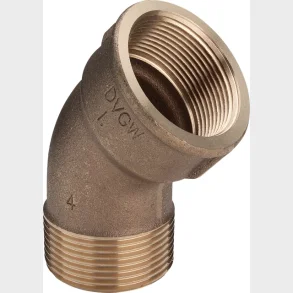 R�dgods Vinkel Mf/Np 45Gr 1 1/2