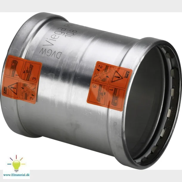 Sanpress Inox Skydemuffe 76,1