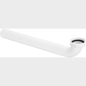 Vit 90 graders drneringsarmbge 1 1/4