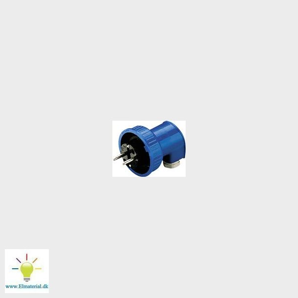 Vinkelstikprop Schuko 2P+J 16A Ip68