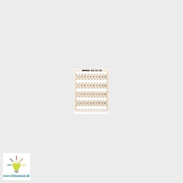 M&auml;rkning Wsb V. 1-10 (10 X)