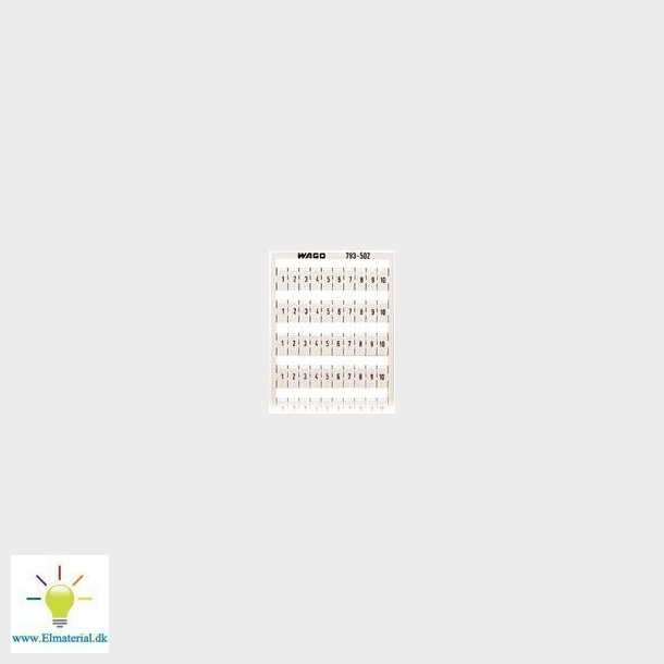 Markering Wmb V. 31-40 (10X)