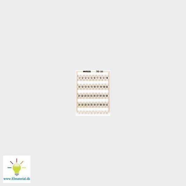 Markering Wmb V. 1-50 (2X)