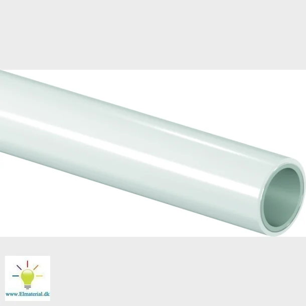 Unipipe Hvid Lige 5 M, 40X4,0 Mm