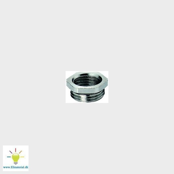 Reduktion  M40-M20 Messing, Med O-Ring