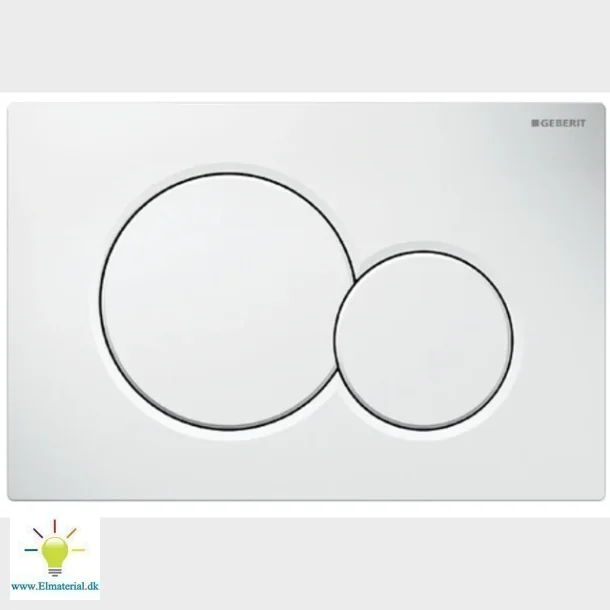 Sigma01 Hvid Betjeningsplade