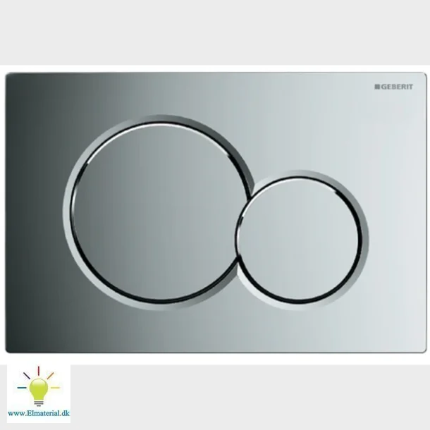 Sigma01 Blankforkromet Betjeningsplade