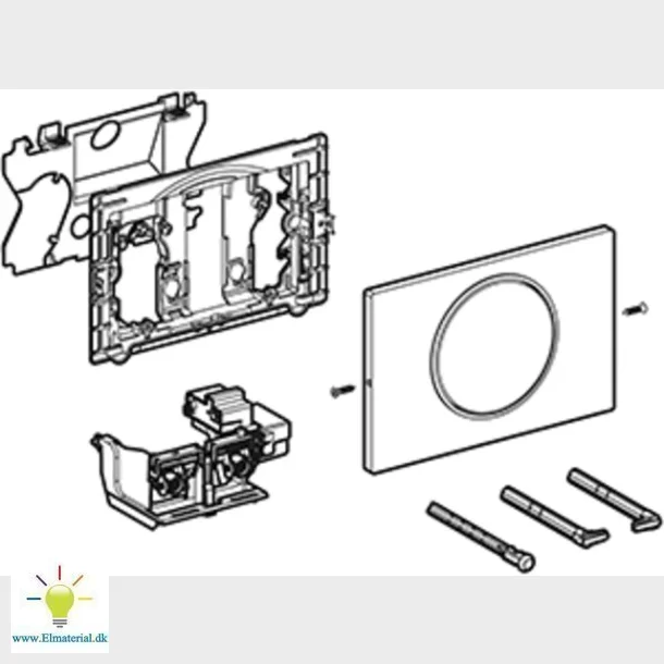 Kontrollpanel Sigma10 Bt/Net mattsvart