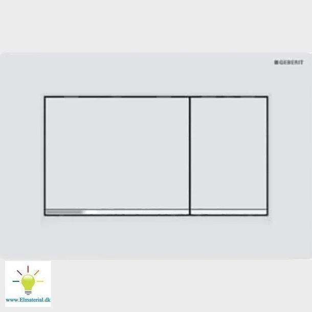 Betjeningsplade Sigma30 Mat Alpin-Hvid