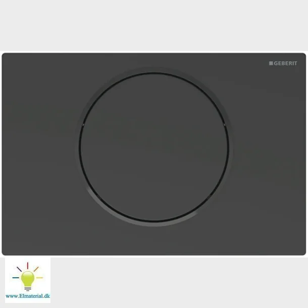 Geberit Sigma10 Svart Mattlackerad