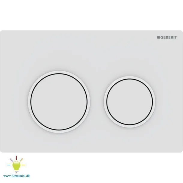 Geberit Omega20 Hvid Mat Lakeret