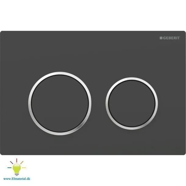 Geberit Omega20 Svart matt/blank krom