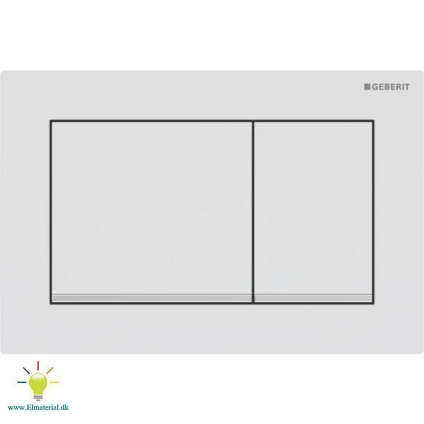 Geberit Omega30 Hvid Mat/Blank Krom
