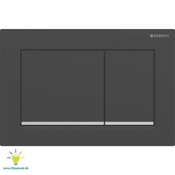 Geberit Omega30 Svart matt/blank krom