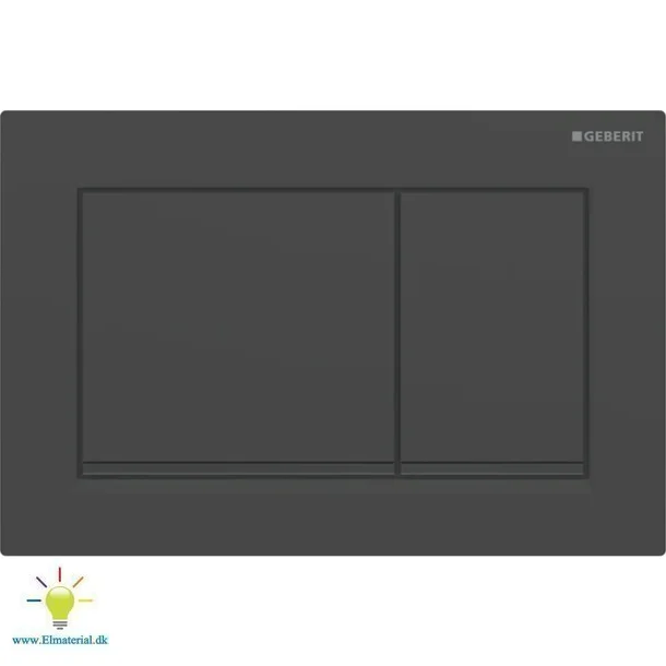 Geberit Omega30 Svart Mattlackerad