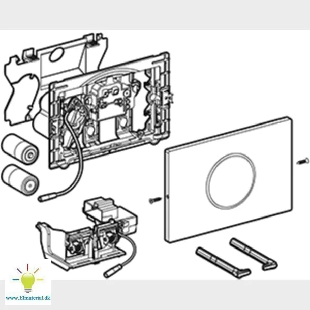 Kontrollpanel Sigma10 Bt/Ir/Bat mattsvart