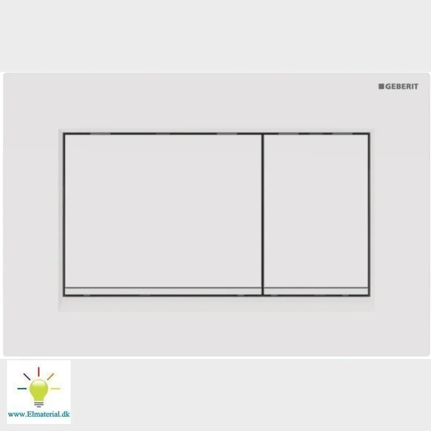 Sigma30 Betjeningsplade Hvid