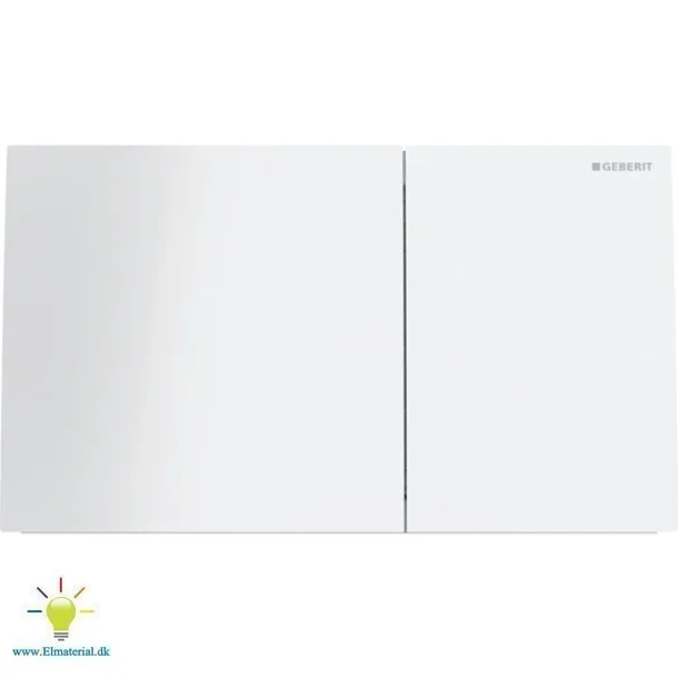 Sigma70 Betjeningsplade Glas/Hvid