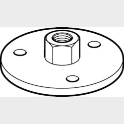 Monteringsflns M 10 Nippel