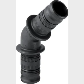 Mepla vinkel 45 gr.  40 Pvdf