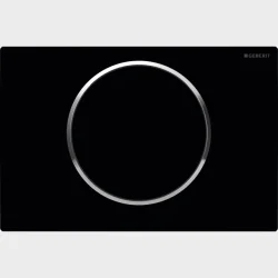 Sigma10 Black/Shiny Chrome Pl�terad kontrollpanel