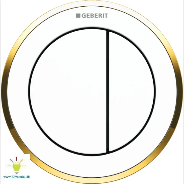 Omega10 Tryk Hvid/Guld