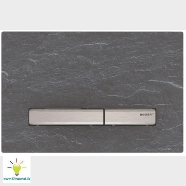 Betj.Plade Sigma50 Zink/Skifer Slate