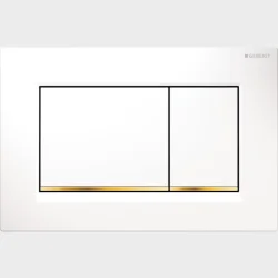 Sigma30 Hvid/Guld Betjeningsplade