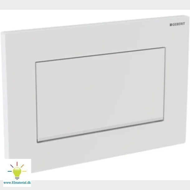 Sigma30 Betjeningsplade Hvid Krom